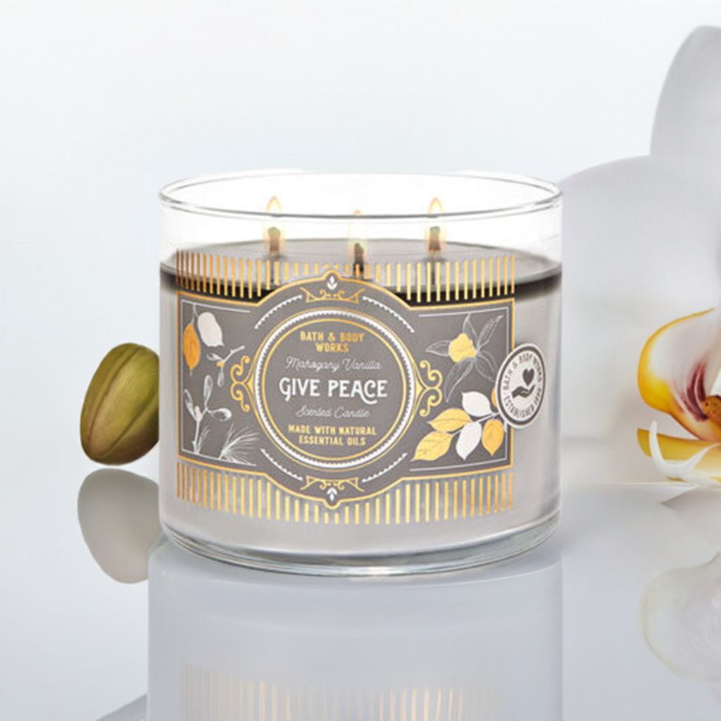 Bath & Body Works Mahogany Vanilla Candle
