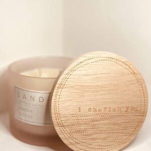 Sand +Fog Amber Citrus Scented Jar Candle