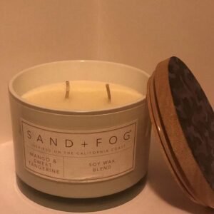 Sand +Fog Mango and Sweet Tangerine Scented Jar Candle