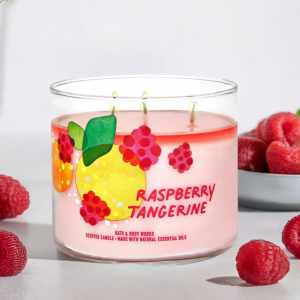 Bath and Body Works Raspberry Tangerine Scented Candle
