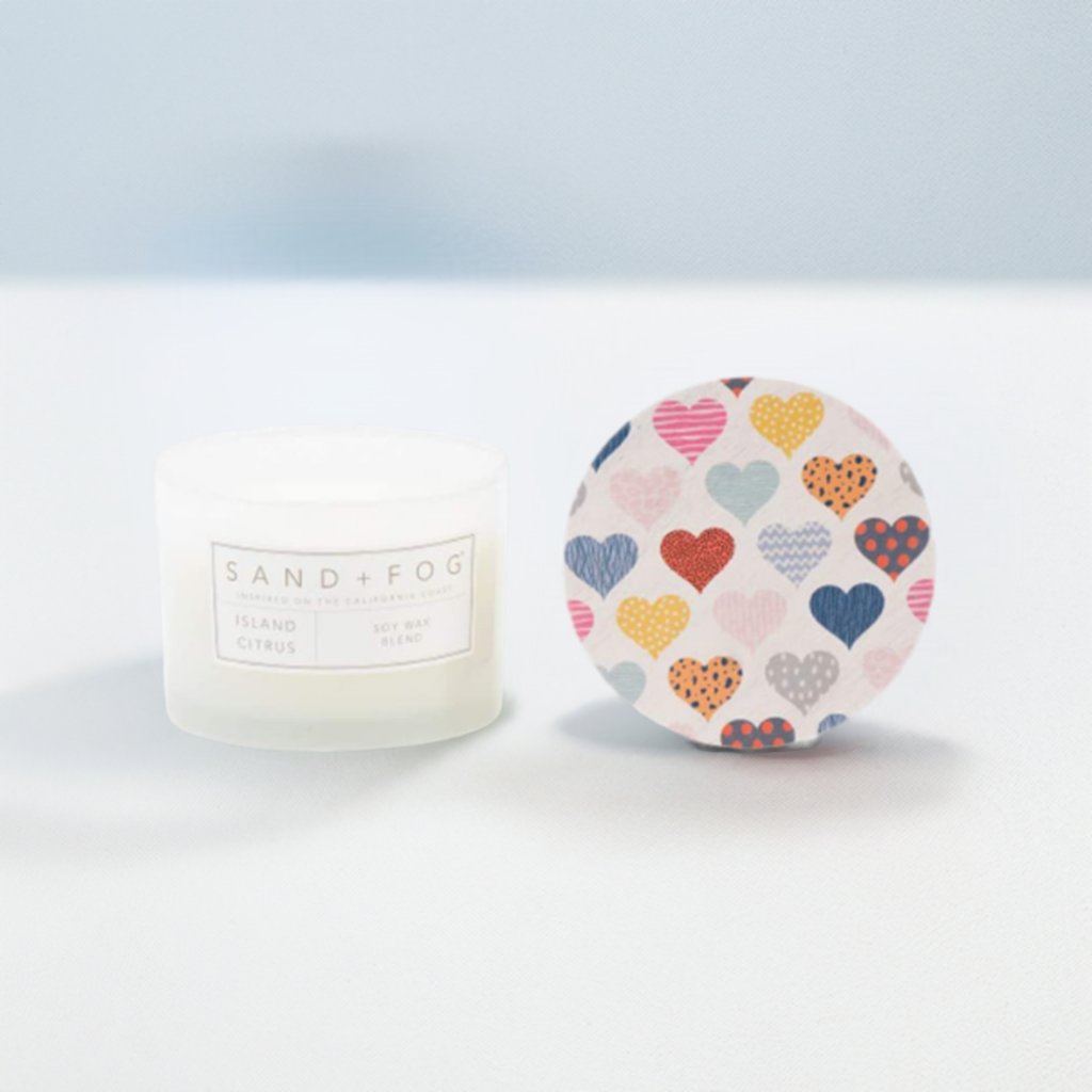 Sand +Fog Island Citrus Scented Jar Candle