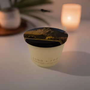 Sand +Fog  Teakwood Scented Candle