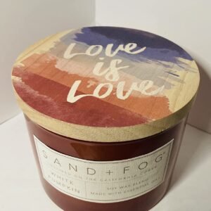 Sand +Fog White Pumpkin  Scented  Candle