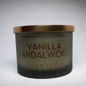 Sand +Fog  Vanilla Sandalwood Scented Candle