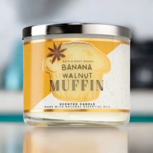 bath And Body Works Banana Walnut Muffin Candle