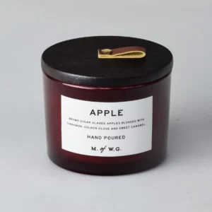 Makers of Wax Goods Apple Candle