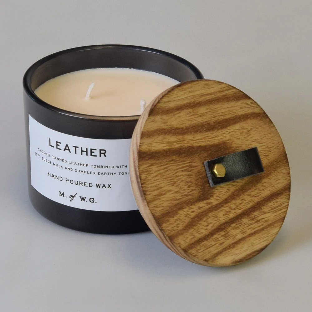 Makers of Wax Goods Leather Candle - Image 2