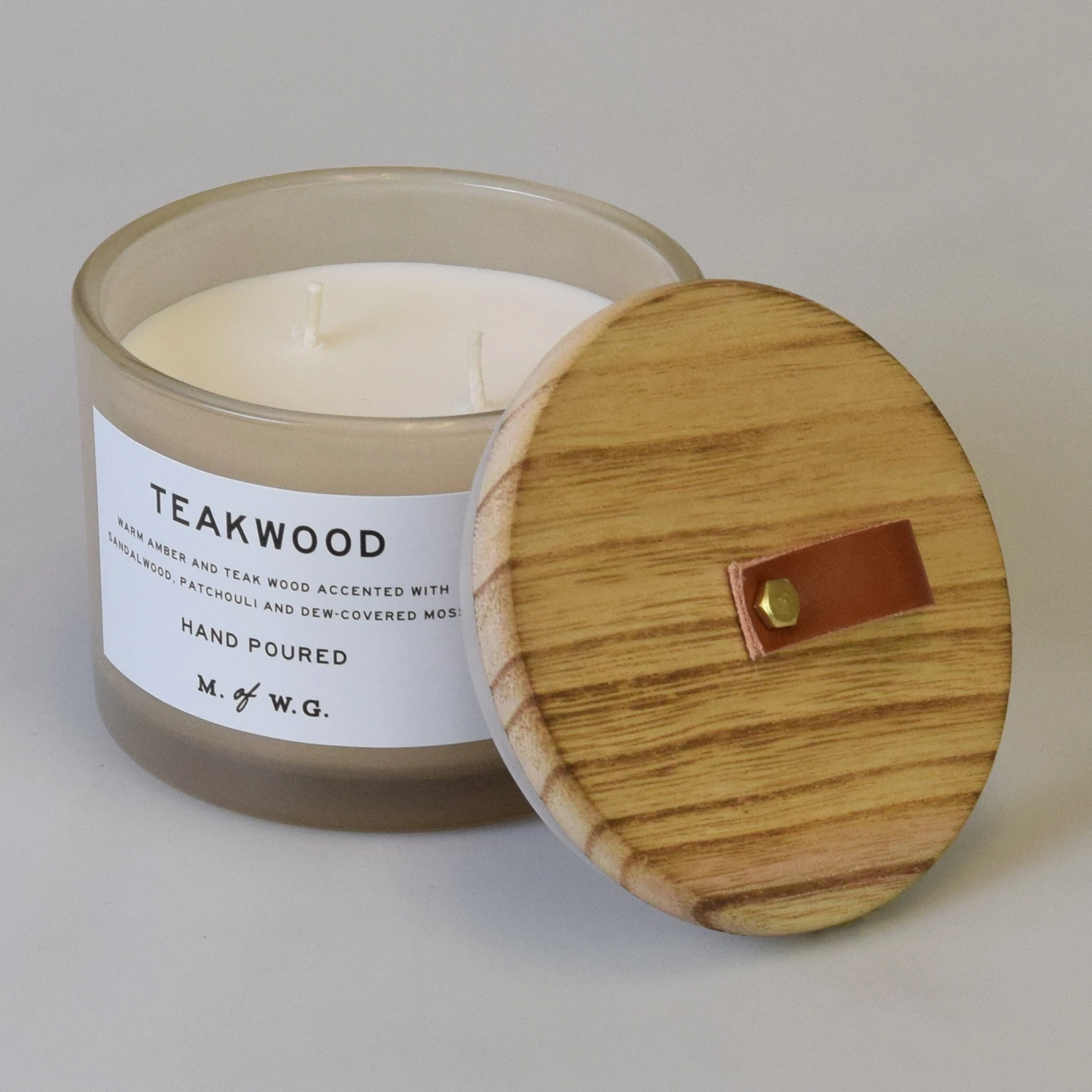 Makers of Wax Goods Teakwood Candle - Image 2
