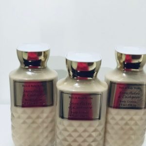Bath And Body Works Snowflakes And Cashmere Body lotion Set of 3