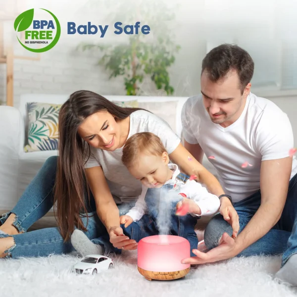 Essential Oil & Aroma Diffuser Humidifier with Remote Control - Image 3