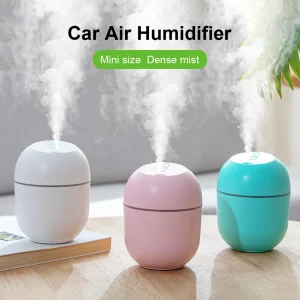 Portable USB Ultrasonic Air Humidifier with LED Lamp