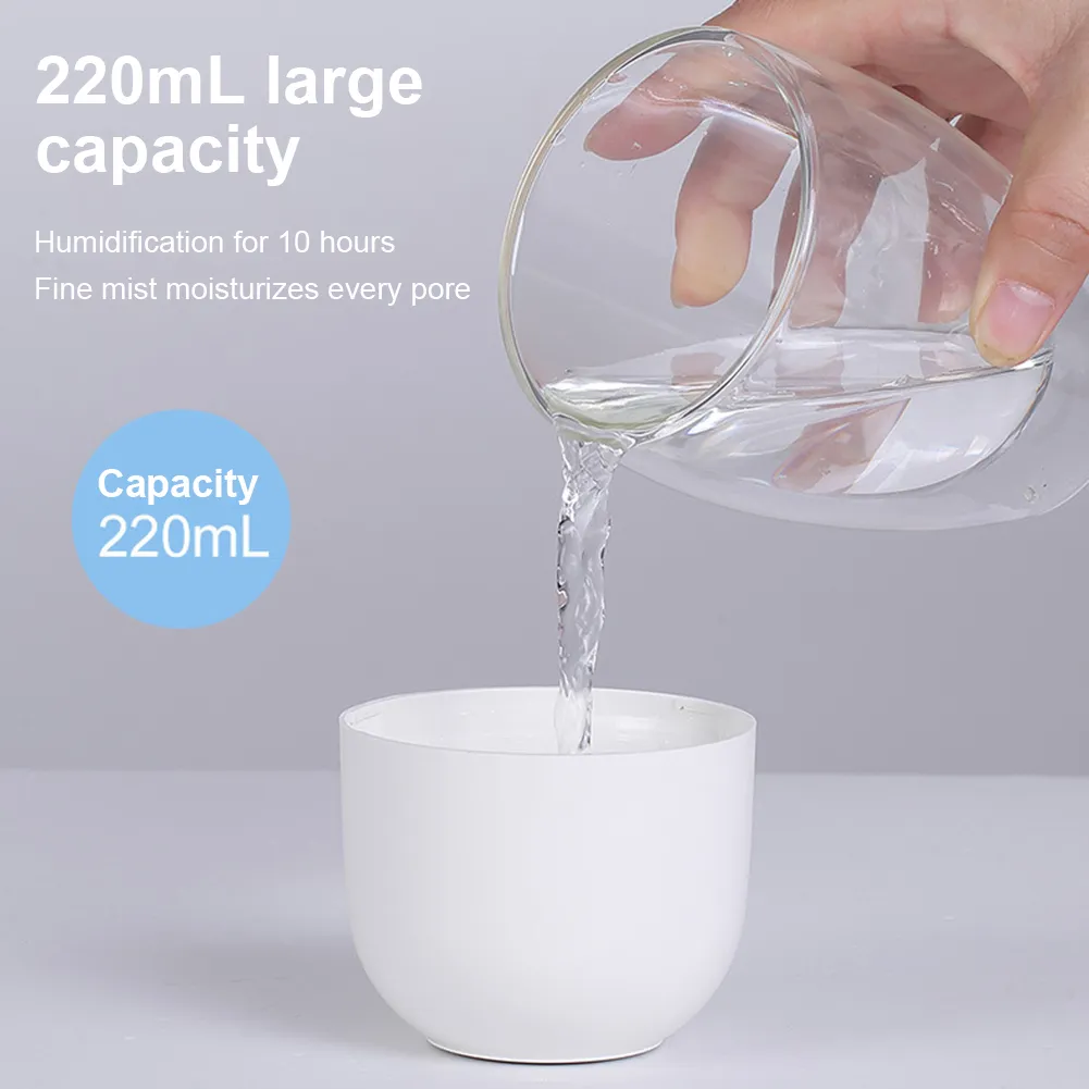 Portable USB Ultrasonic Air Humidifier with LED Lamp - Image 5