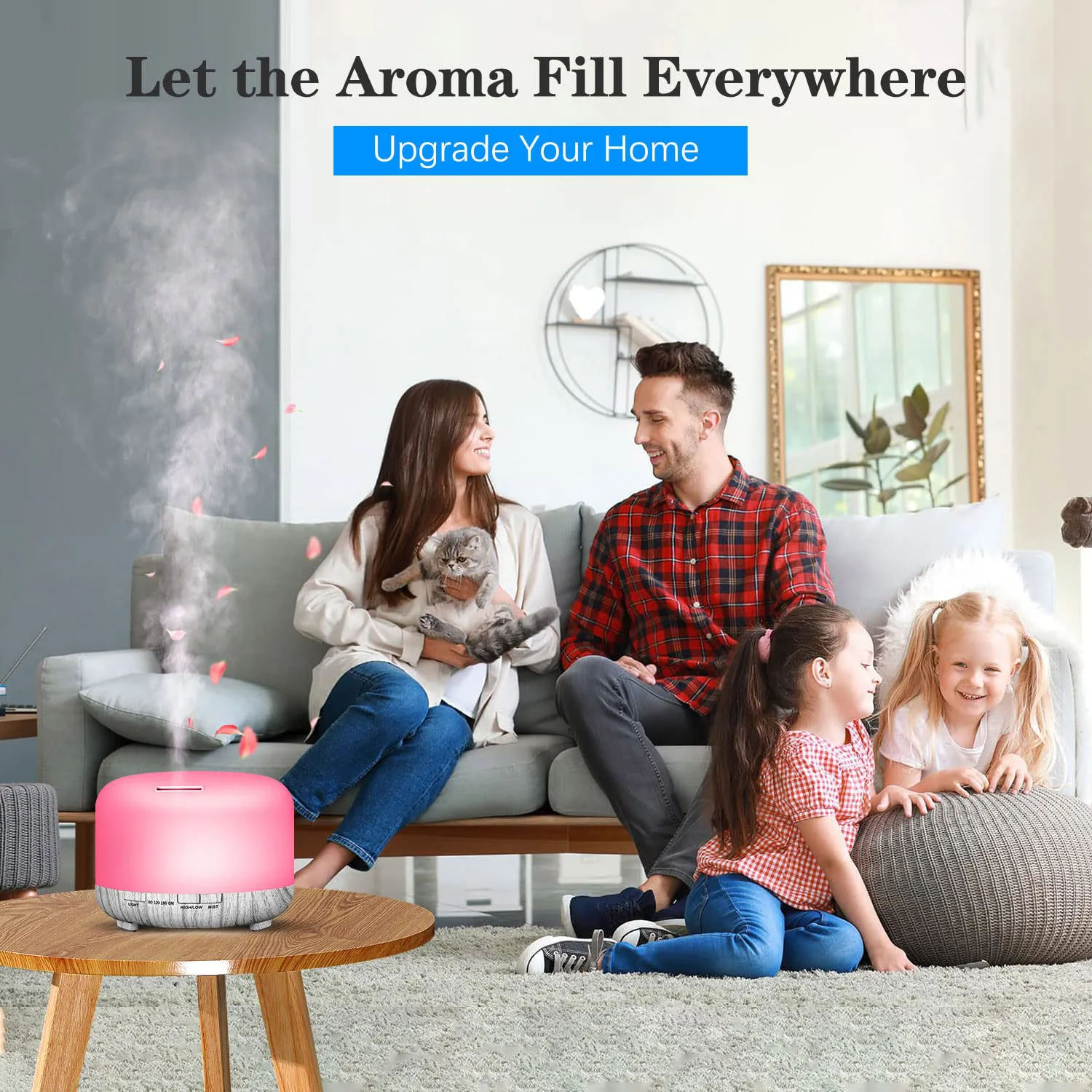 Essential Oil & Aroma Diffuser Humidifier with Remote Control - Image 6