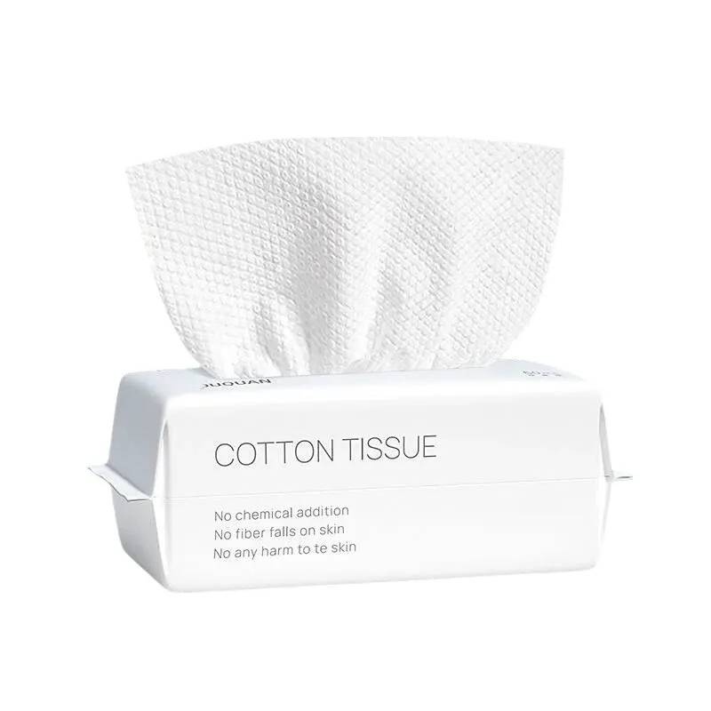 100pcs Disposable Face Wash Towel Extractable Cotton Soft Towel Cotton Beauty Salon Cleansing Face Wipe Towel Towel - Image 6
