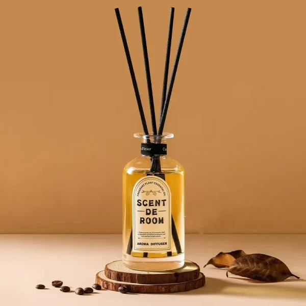 Reed Diffuser with Essential Oil Sweet orchard, Sandalwood, Zen Tea scent diffuser set - Image 2