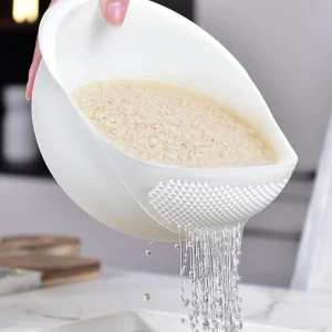 Rice, Fruits & vegetables Washing Drain Basket with Handle