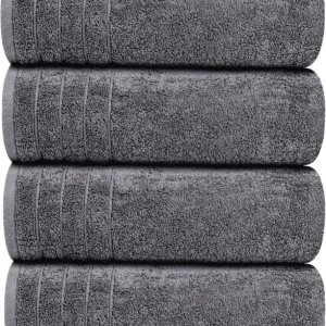 Tens Towels Pack of 4 Extra Large Bath Towels 100% Cotton