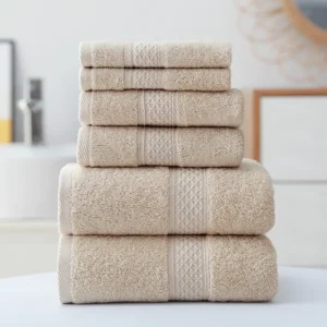 3pcs Luxurious Cotton Towel Set Ultra Soft Highly Absorbent