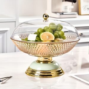 Large Multifunctional Fruit Tray for Kitchen & Living Room With Lid