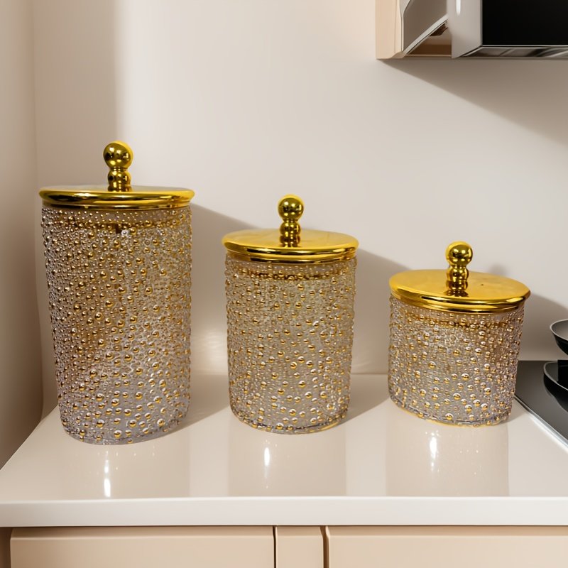 3pcs Set of High-End Multi-Functional European-Style Leak-Proof Sealed Cans