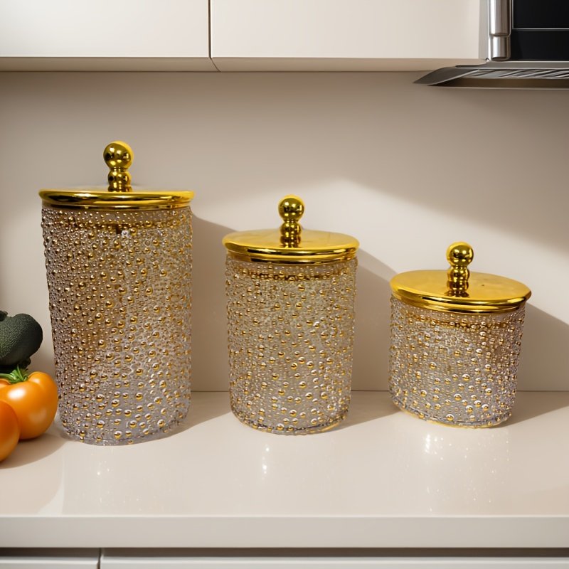 3pcs Set of High-End Multi-Functional European-Style Leak-Proof Sealed Cans - Image 2