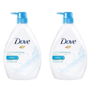Dove Body Wash Gentle Exfoliating Pump 550 ml Set of 2