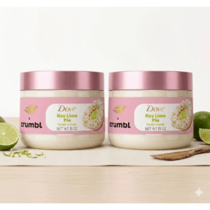 Dove Crumbl Limited Edition Body Scrub Key Lime Pie, 15 oz Set of 2