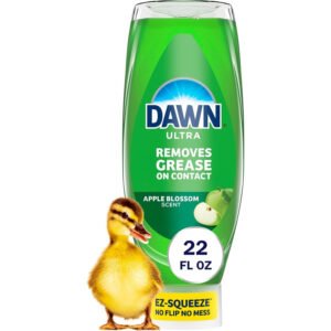 Dawn Ultra Dish Soap Liquid, Apple Blossom Scent, 22 fl oz Bottle